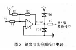 輸出電流檢測接口電路