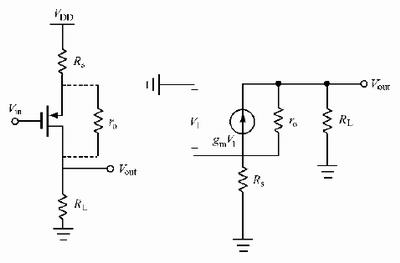 串聯(lián)反饋電阻運算放大器等效電路圖