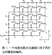 雙線電阻分壓器接口
