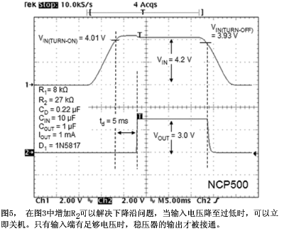 穩(wěn)壓器的輸出呈現(xiàn)出足夠的起動延遲