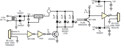 本電路提供一個(gè)可見的指示信號(hào)