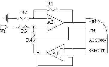 ADS7864前端調(diào)理電路 