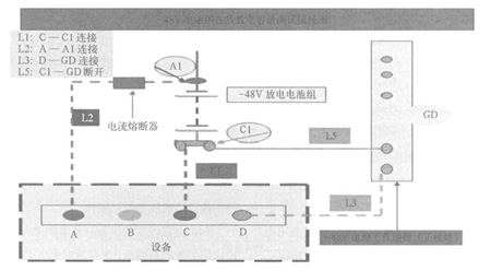 在線放電容量測試接線圖
