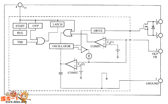 IR4010的原理框電路圖