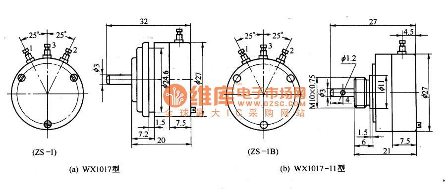 單圈精密線繞電位器
