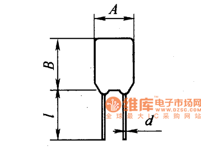 片狀金屬膜電阻器的外形圖