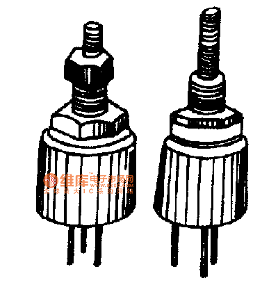 有機(jī)實(shí)心電位器的外形電路圖