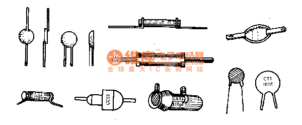 瓷介電容器的外形電路圖