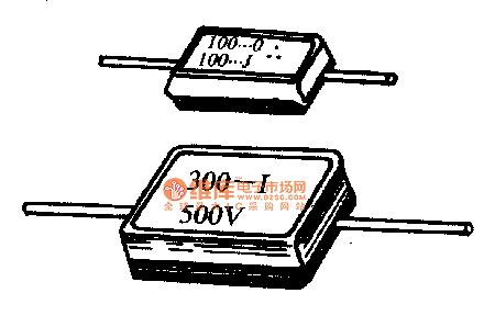 云母電容器的外形電路圖