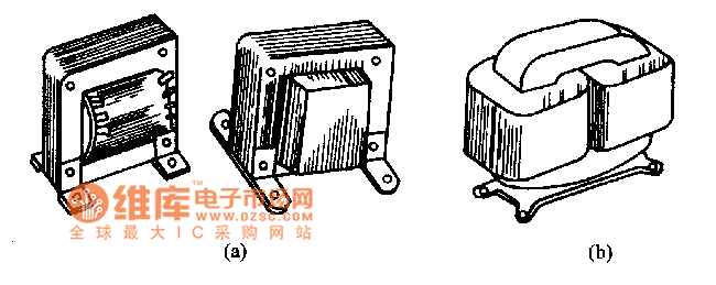 電源變壓器外形電路圖