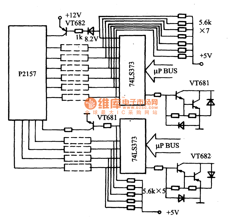 點陣式顯示器驅(qū)動電路