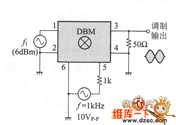 使用DBM的平衡調(diào)制電路