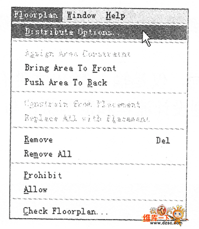 菜單中的選項圖