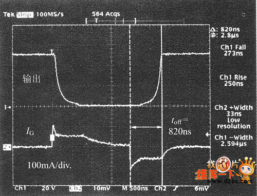 ZSK894的開關(guān)特性