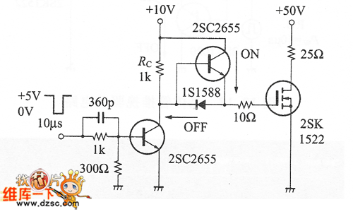由開路集電極組成的驅(qū)動(dòng)的高速化