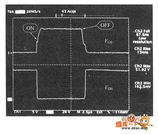 使用EL7212C驅(qū)動(dòng)電路的開關(guān)特性