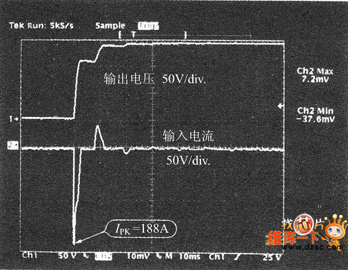 平滑輸出電壓和沖擊電流