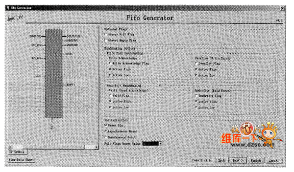 Fifo Generator 對(duì)話框