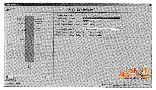 Fifo Generator對(duì)話框