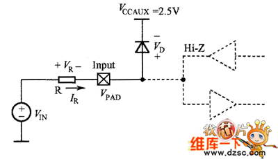 增加限流電阻參考電路