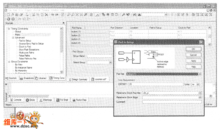 引腳的約束參數(shù)設(shè)置及覆蓋范圍圖