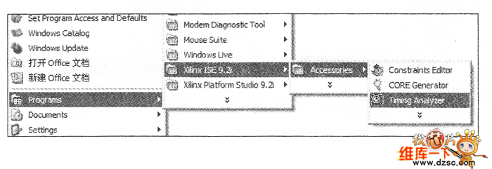 啟動單獨(dú)運(yùn)行時(shí)序分柝器圖