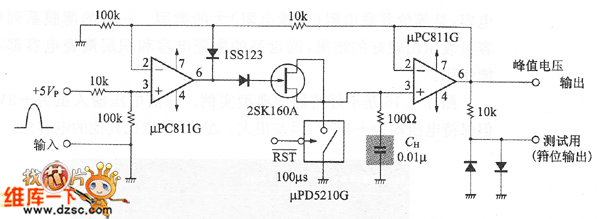反饋型峰值保持電路的構(gòu)成