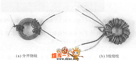 使用于實(shí)驗(yàn)的匝數(shù)比l:2的變壓器