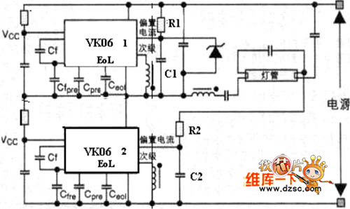 一個熒光燈鎮(zhèn)流器專用的驅(qū)動器