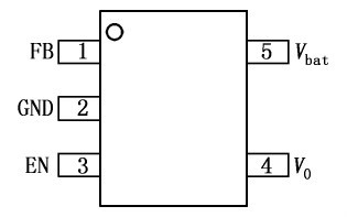 圖3 NCP5007 的引腳排列