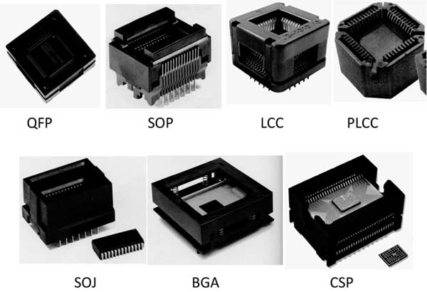 圖14 常見(jiàn)的按壓式測(cè)試插座外形