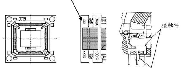 圖13 按壓式老化測(cè)試插座結(jié)構(gòu)示意圖