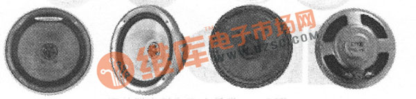 常見紙盆式揚聲器的外形