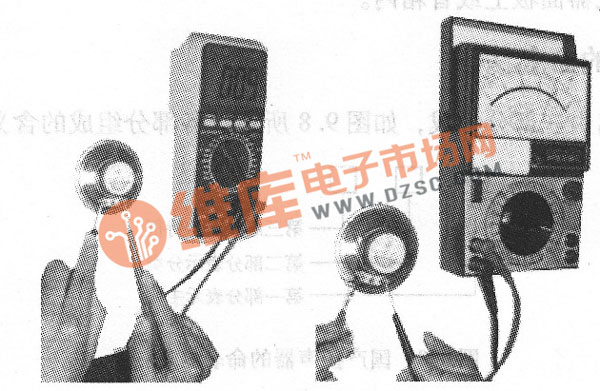 揚(yáng)聲器直流電阻測(cè)量示意圖