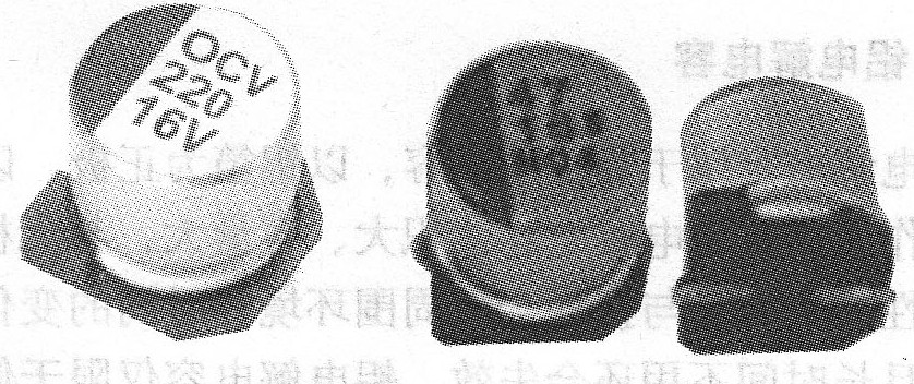 常見貼片式鋁電解電容外形