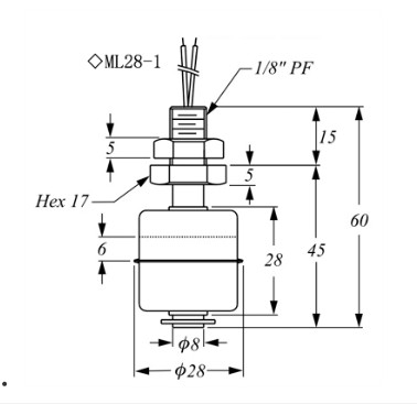 浮球液位開關(guān)不同型號參數(shù)比較