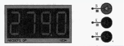 顯示量程的程序流程圖